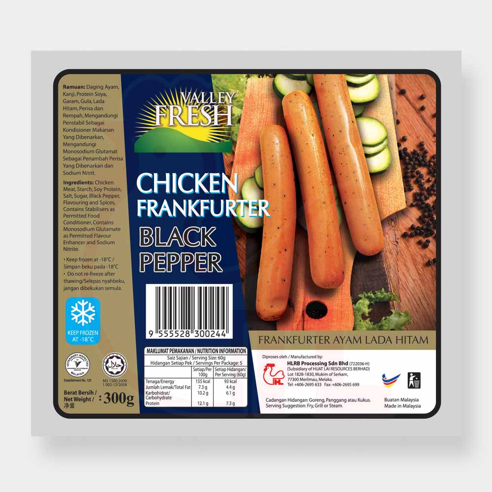 Chicken-Frankfurter-Black-Pepprt-300g